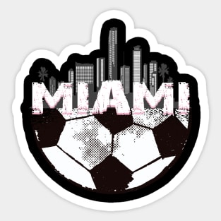 Miami soccer Sticker